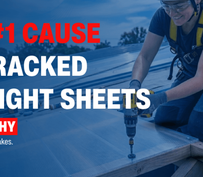 How to Fix Polycarbonate Skylight Sheets Without Cracking Them?
